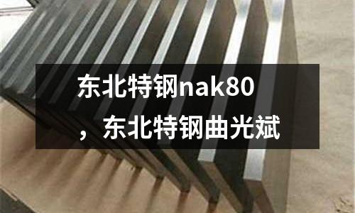 東北特鋼nak80，東北特鋼曲光斌