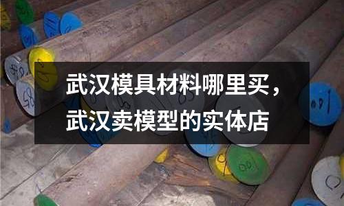 武漢模具材料哪里買，武漢賣模型的實體店