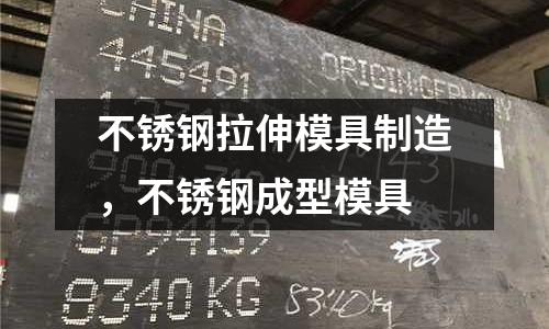 不銹鋼拉伸模具制造,不銹鋼成型模具