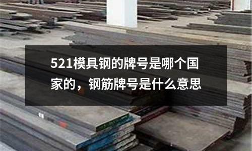521模具鋼的牌號是哪個國家的,鋼筋牌號是什么意思