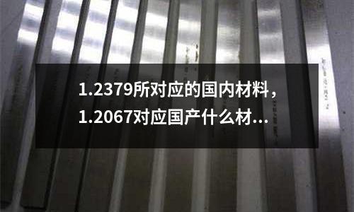 1.2379所對應的國內材料,1.2067對應國產什么材料