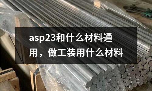 asp23和什么材料通用，做工裝用什么材料