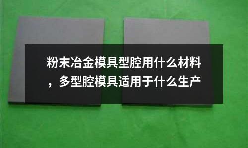 粉末冶金模具型腔用什么材料,多型腔模具適用于什么生產