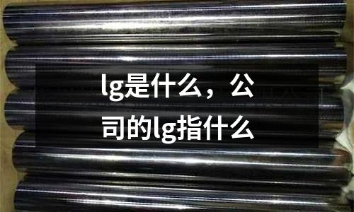 lg是什么，公司的lg指什么
