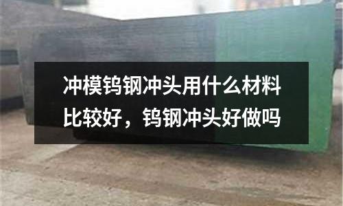 沖模鎢鋼沖頭用什么材料比較好，鎢鋼沖頭好做嗎