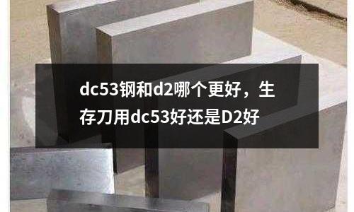 dc53鋼和d2哪個更好，生存刀用dc53好還是D2好