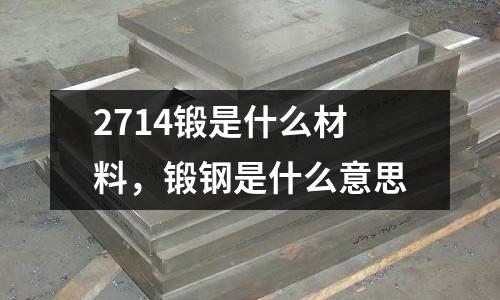 2714鍛是什么材料,鍛鋼是什么意思
