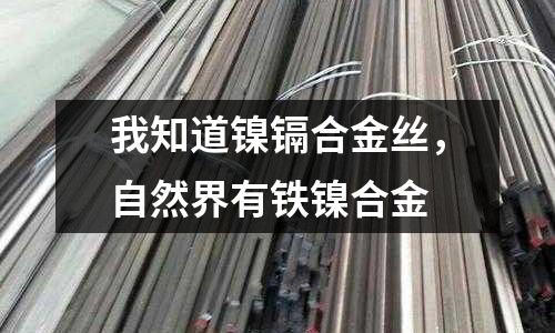 我知道鎳鎘合金絲，自然界有鐵鎳合金