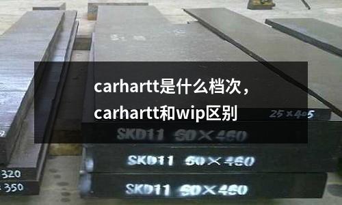 carhartt是什么檔次，carhartt和wip區別