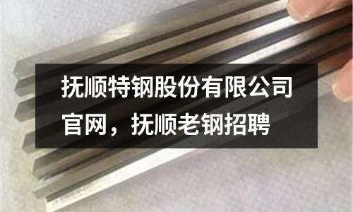 撫順特鋼股份有限公司官網，撫順老鋼招聘