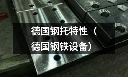 德國鋼托特性（德國鋼鐵設備）