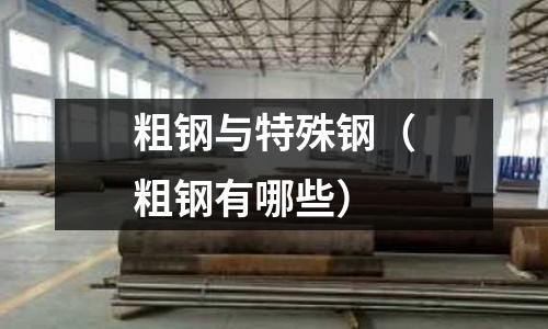粗鋼與特殊鋼（粗鋼有哪些）