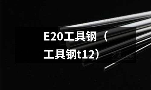 E20工具鋼（工具鋼t12）