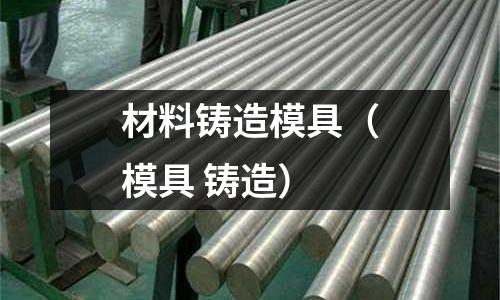 材料鑄造模具（模具 鑄造）