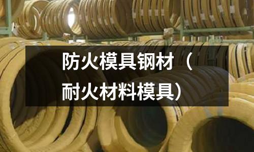 防火模具鋼材(耐火材料模具)