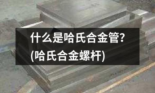 什么是哈氏合金管？(哈氏合金螺桿)