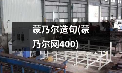 蒙乃爾造句(蒙乃爾網400)