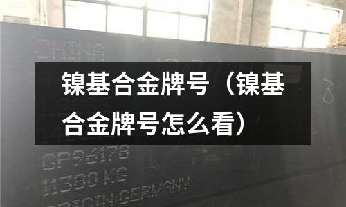 鎳基合金牌號（鎳基合金牌號怎么看）