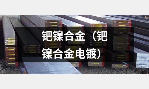 鈀鎳合金（鈀鎳合金電鍍）