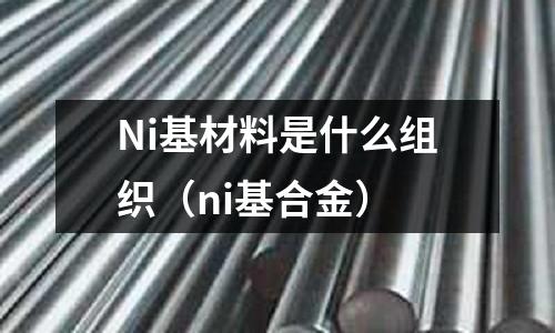 Ni基材料是什么組織（ni基合金）