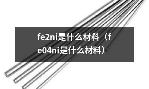 fe2ni是什么材料（fe04ni是什么材料）