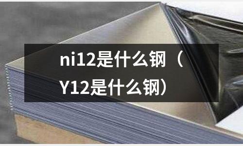 ni12是什么鋼（Y12是什么鋼）