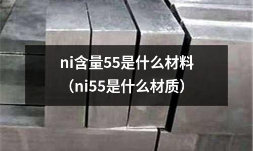 ni含量55是什么材料（ni55是什么材質）