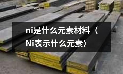 ni是什么元素材料（Ni表示什么元素）