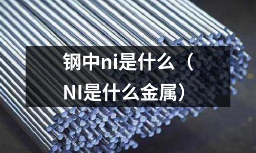 鋼中ni是什么（NI是什么金屬）